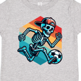 thumbnail image 4 of Inktastic Funny Soccer Skeleton Boys Toddler T-Shirt, 4 of 5