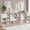 White, variant on 35.3" H Modular Storage Organizer with Fabric Drawers 12 Cube White Bookcase Room Divider Individual