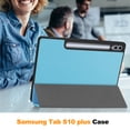 thumbnail image 6 of Dteck for Samsung Galaxy Tab S10+ Plus 12.4" 2024 Case, Protective Tri-Fold Cover and S Pen Holder, Auto Wake/Sleep, Light Blue, 6 of 6