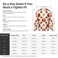 thumbnail image 5 of Uemuo Fruit Apples Pattern Women's Full Zip UPF 50+ Sun Protection Hoodie Jacket Long Sleeve Sun Shirt Hiking Outdoor Performance with Pockets-Small, 5 of 9