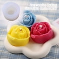 thumbnail image 3 of Molde de silicona Matsuzay para velas en forma de rosa color como se muestra en la imagen, 3 of 6