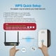 thumbnail image 4 of Repetidor WiFi 300 Mbps, 2,4 GHz, extensor de red de largo alcance, puerto Ethernet, WPS, modo AP, fácil instalación, compatible con todos los dispositivos WLAN) enchufe de la UE, 4 of 5