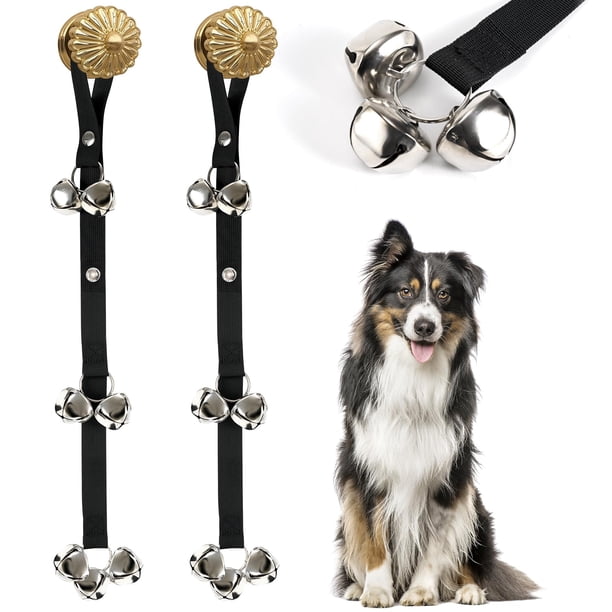 Campanas para perros Luckyiren, paquete de 2, campanas para cachorros, fuertes y ajustables