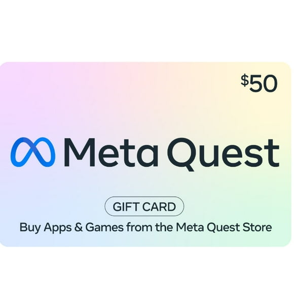 Meta Quest $50 Carte Cadeau (Code Numérique)