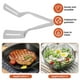 thumbnail image 5 of Stainless Steel Double-Sided Shovel Clip, Stainless Steel Spatula Kitchen Tongs,Grill Clamp Flipping, 5 of 5
