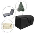 thumbnail image 2 of Bolsa de transporte grande para muebles de jardín, bolsa de almacenamiento para cojines, impermeable, color negro, 2 of 5