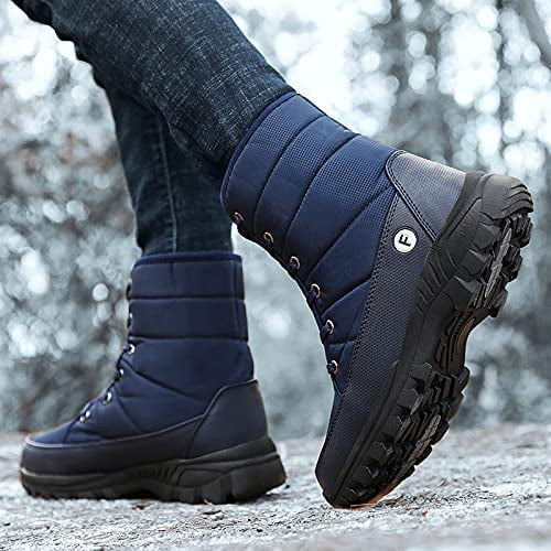 Men's Snow Boots Winter Comfortable Plush Lining Warm Anti-skid