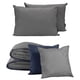 thumbnail image 1 of Edredón doble vista King Size Couzy Azul + Almohada 2-PACK, 1 of 8
