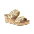 thumbnail image 2 of Corkys Womens Total Knockout Braided Studded Slide Wedge  Casual Shoes, 2 of 5