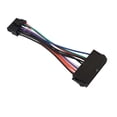thumbnail image 1 of 6 ''ATX 24-Pin A 12 Pines Convertidor de Alimentación 18AWG Negro Manguito Cord para Q87H3-AM Q87 shamjiam Cable de fuente de alimentación del ordenador, 1 of 8