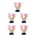 thumbnail image 2 of 5pcs Leaves Underwater Plants Decoration For Fish Tank Aquarium , & Safe For All Fish & Pets Red, 2 of 9