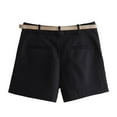 thumbnail image 6 of aidice Work Shorts for Women Office Loose Summer Casual Comfy Solid Color Dressy Shorts with Pockets, 6 of 6
