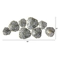 thumbnail image 2 of Nearly Natural 5' x 2' Floating Metal Floral Decorative Wall Art, Silver, 2 of 3