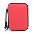 thumbnail image 1 of Sac de Protection pour Disque Dur Mobile 2,5 Pouces Sac de Protection Antichoc Boîte de Disque Dur Accessoires Numériques Rangement Multi-Fonction Rouge, 1 of 5