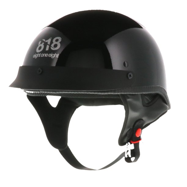 818 Adult Shorty Helmet Motorcycle Half Helmet - DOT - H-310 Cruiser