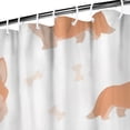thumbnail image 3 of Cartoon Corgi Shower Curtain 72x84in ,Bathroom Decorative Shower Curtains Set with 12 Hooks,Modern Waterproof Washable Shower Curtain, 3 of 4