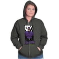 thumbnail image 3 of the Phantom Ghost Who Walks Skull Zip Up Hoodie Men's Women's Brisco Brands S, 3 of 6