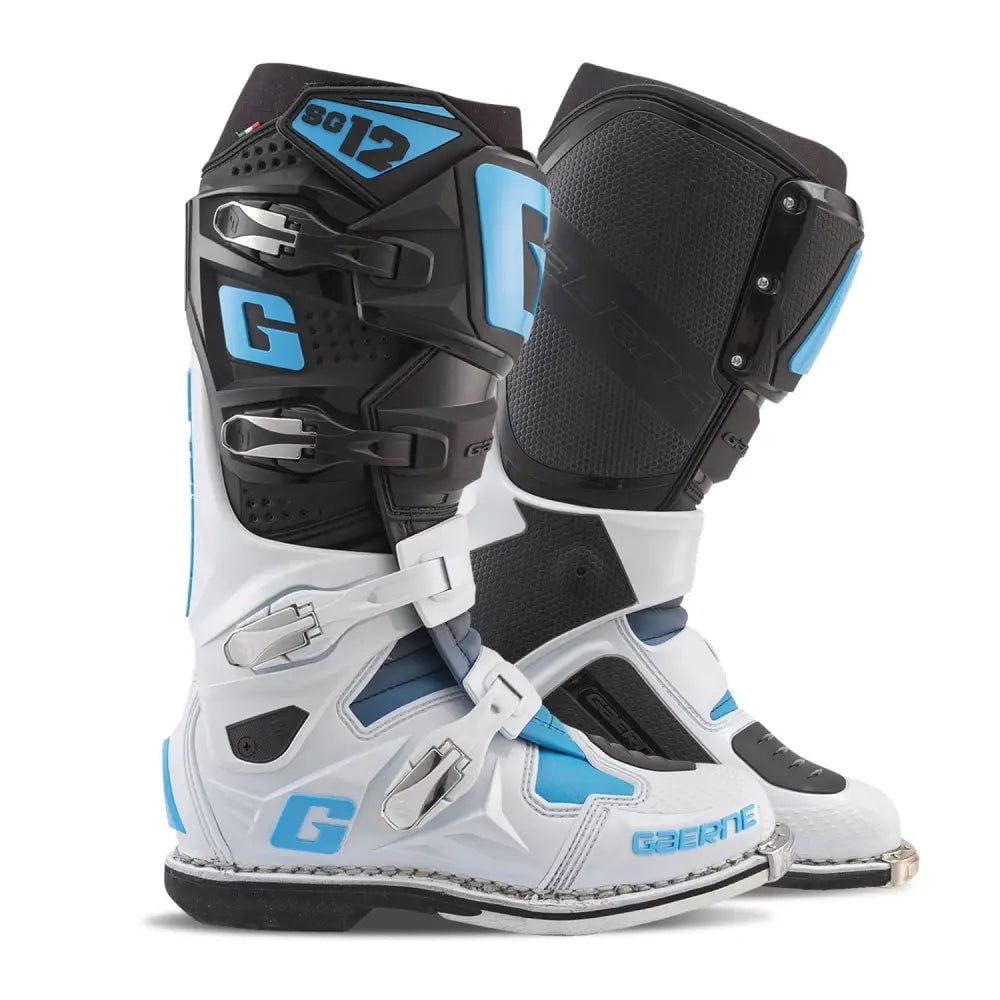 Gaerne SG 12 バイクブーツ 青 US8 26.5 Gaerne SG12 Mens MX Offroad Boots Blue 9.5 USA - Walmart.com