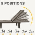 thumbnail image 3 of Uforic 1 Pcs Patio Chaise Lounge Chairs, Easy Assembly & Lightweight, Adjustable Outdoor Lounge Chairs, Brown, 3 of 5