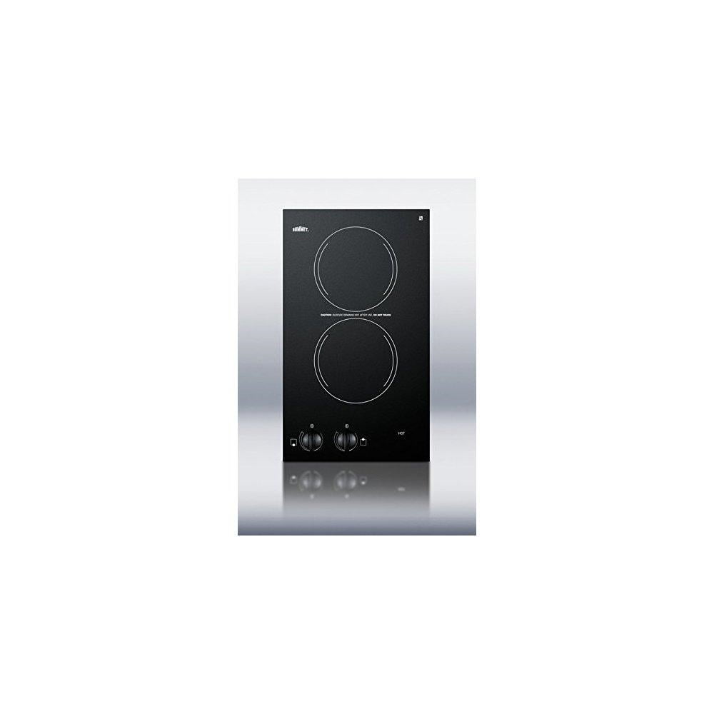 Summit Cr2110 115v Electric Cooktop With 2 Burners 12 Inch