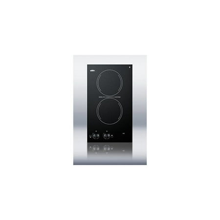 Summit CR2110 115V Electric Cooktop with 2 Burners,