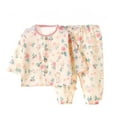 thumbnail image 1 of Hiiyo Pyjamas pour Filles, Chemise à Manches Longues Fine en Coton, Vêtements de Nuit pour Enfants, 1 of 3