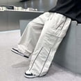 thumbnail image 6 of OGLCCG Boys Parachute Cargo Pants High Waisted Baggy Casual Y2K Trouser Kids Wide Leg Hip Hop Streetwear Joggers with Multi Pocket 5-15 Years, 6 of 7