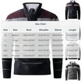 thumbnail image 3 of Men's 1/4 Zip Sweater Pullover Long Sleeve Stand Collar Soft Knitted Tops Regular Fit Casual Golf Sweatshirts (XL, Wine A), 3 of 4