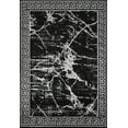 thumbnail image 2 of GLORY RUGS Area Rugs Marble 2x7 Black Gray Carpet Modern Abstract Rug Living Room Dining Bedroom Rug, 2 of 5