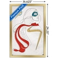 thumbnail image 3 of Marvel Ms. Marvel - Line Drawing Wall Poster, 14.725" x 22.375" Framed, 3 of 6