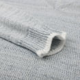 thumbnail image 4 of Lixiuxyad V Neck Knit Cute Pullover For Women Gray, 4 of 5