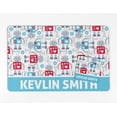 thumbnail image 2 of Printtoo Personalized Placemat & Coaster Set For Kids Toddlers,Birthday Gift For Boys,Gift For Girls,Robot-11x17 Inch, 2 of 6