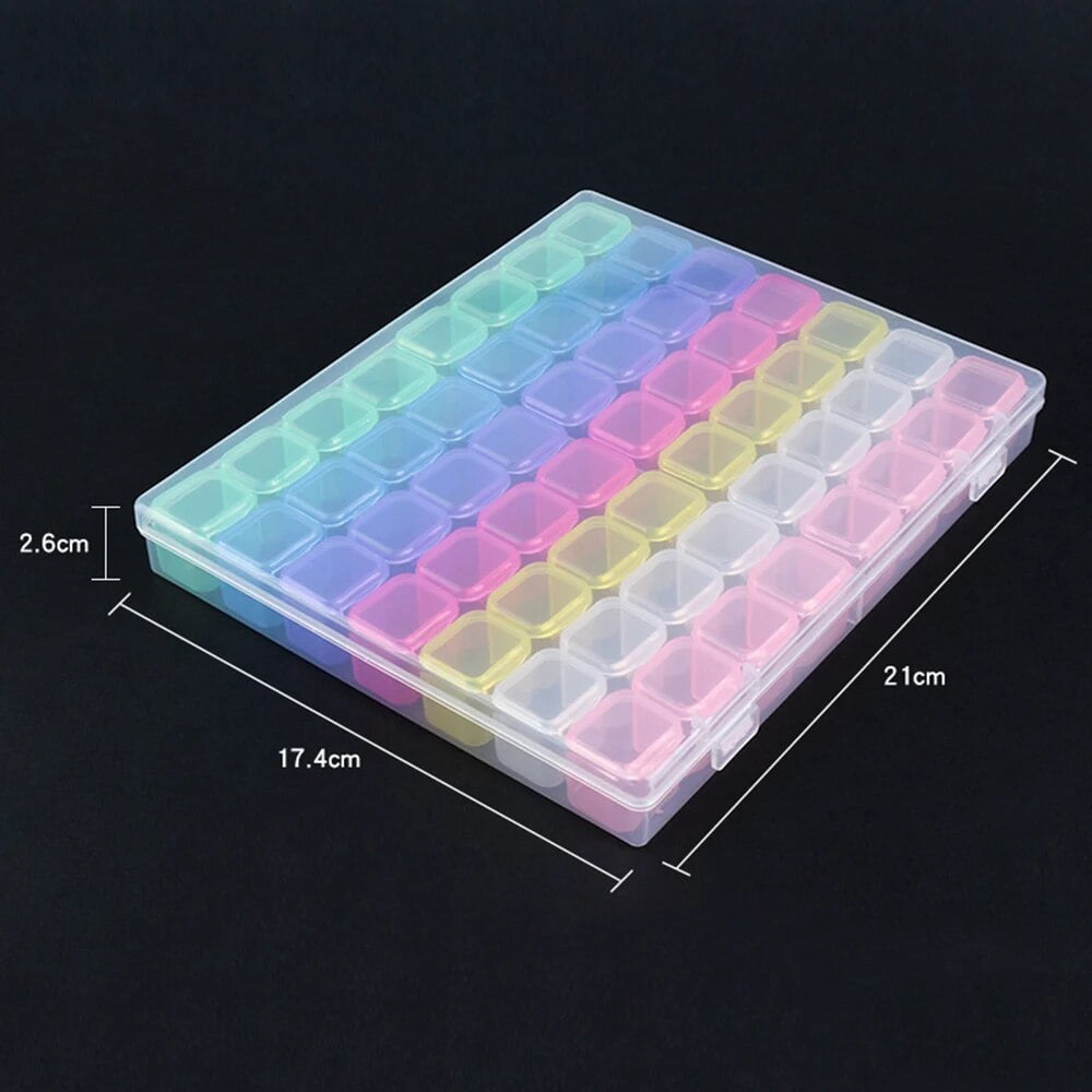 5D DIY Diamond Painting Tools Accessories Storage Box Container Diamond Embroidery Accessories Drill Box Mosaic Container Case