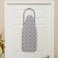thumbnail image 3 of Household Essentials Steel Table Top Ironing Board with Iron Rest, Mesh with Cotton Cover, Thick Fiber Pad, Heat and Scorch-Resistant, Over-The-Door Hook, Compact, Foldable, Gray and White, 3 of 9