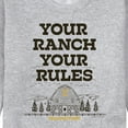thumbnail image 3 of Yellowstone - Your Ranch Your Rules - Men's Crew Neck Fleece Pullover, 3 of 6
