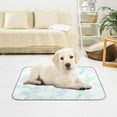 thumbnail image 6 of Pet Cooling Pad Foldable Self Cooling Mat Breathable Pet Cushion Sleep Pad for Dogs and Cats Light Green Ripple S, 6 of 9