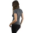 thumbnail image 2 of ToBeInStyle Women's High Neck Short Sleeved Top, 2 of 3