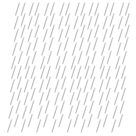

White Head 100 PCS #8*2 #8*1 1/2 #6*2 #6*1 1/2 Stainless Steel Phillips Flat Head Wood Screws Stainless Steel 18 8 A2(304) Screw Home Screw Kit