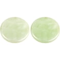 thumbnail image 1 of 2 Pieces Eyelash Extension Jade Stone Glue Lashes Jade Stone Adhesive Pallet Fake Eye Lash Base 2 Inch (Green), 1 of 7