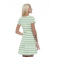 thumbnail image 2 of Women’s A Line Chevron Summer Dress, Retro Triangle Arrangement, Cross Wrap V Neck, 6 Sizes, by Ambesonne, 2 of 2