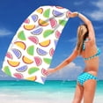 thumbnail image 5 of Yika Beach Blankets Beach Towel Microfiber Beach Towel Super Lightweight Colorful Bath Towel Sandproof Beach Blanket Multi-Purpose Towel For Travel Swimming Pool 30x60, 5 of 7