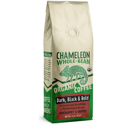 Chameleon Cold Brew Whole Bean Dark Black & Bold Coffee Case 12oz (PACK OF