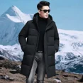 thumbnail image 4 of Chaqueta de plumón larga de invierno para hombre YEAE, chaquetas con capucha, chaqueta de invierno con relleno de plumón de pato para hombre, abrigo de invierno de marca para hombre 2024, 4 of 4