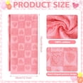 thumbnail image 2 of Valentine's Day Hand Towels 100% Cotton Heart Jacquard Bathroom Decorative Towels Set Gift for Drying, Cleaning, Cooking, 2 of 4