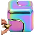 thumbnail image 1 of Infinity Fidget Cube Spinner Toy for All Ages,Mini Cool Stuff, Metal 2 in 1 Spinning Puzzle Focus Toy, Portable Anti Anxiety Stress Relief Gyro for Office Classroom.,Multicolor,F, 1 of 4