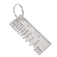 thumbnail image 2 of Welding Seam Inspection Ruler, Clear Markings Sturdy Rustproof Versatile Usage Portable Design Weld Seam Thickness Gauge  for Machining Tasks, 2 of 7