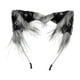 thumbnail image 3 of Diadema con orejas de gato para Halloween, accesorio decorativo de moda para mascaradas Gris oscuro, 3 of 8