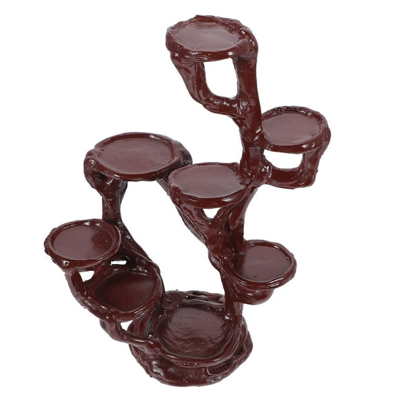 Worgeous Resin Plant Stand with Stable Flower Pot Base Holder Multi Layer for Indoor and Outdoor Use