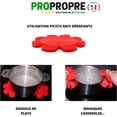thumbnail image 4 of Esponja de silicona para lavavajillas de 3 piezas: esponja milagrosa para cocina de inducción, esponja lavable multiusos 3 en 1, roja Sailing Electrónica, 4 of 5