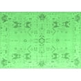thumbnail image 1 of Ahgly Company Indoor Rectangle Oriental Emerald Green Traditional Area Rugs, 2' x 4', 1 of 4